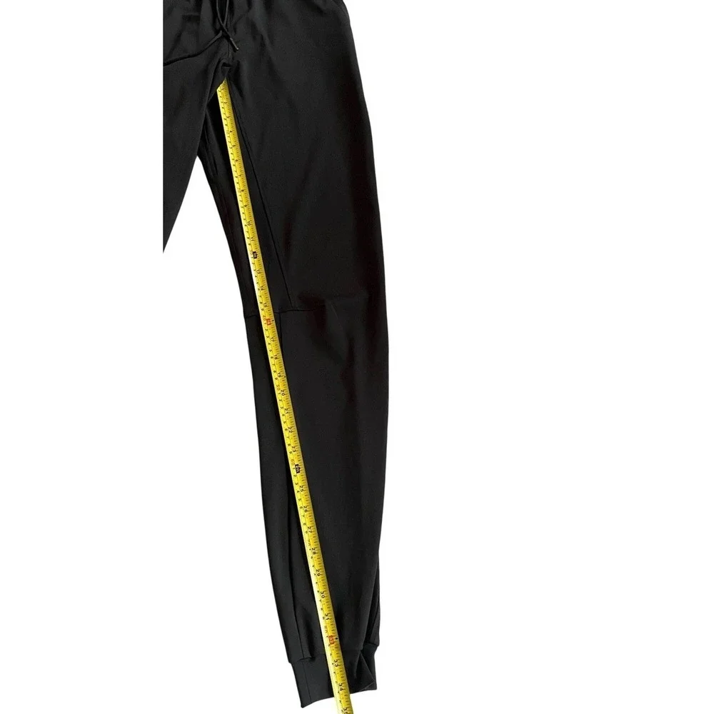Idtswch Mens Black Active Joggers Tapered Training Pants Size M 36